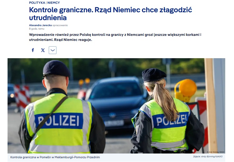 Brandenburgia apeluje o trzeci pas. Wiedzą, że kontrole dadzą się im we znaki